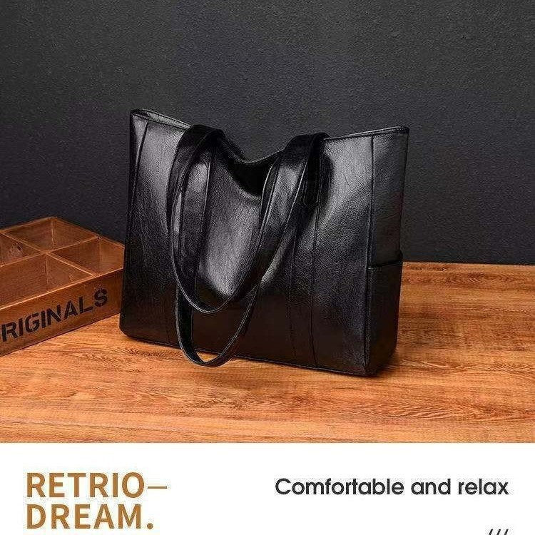 Simple And Versatile Handbag Large Capacity Shoulder Tote Bag